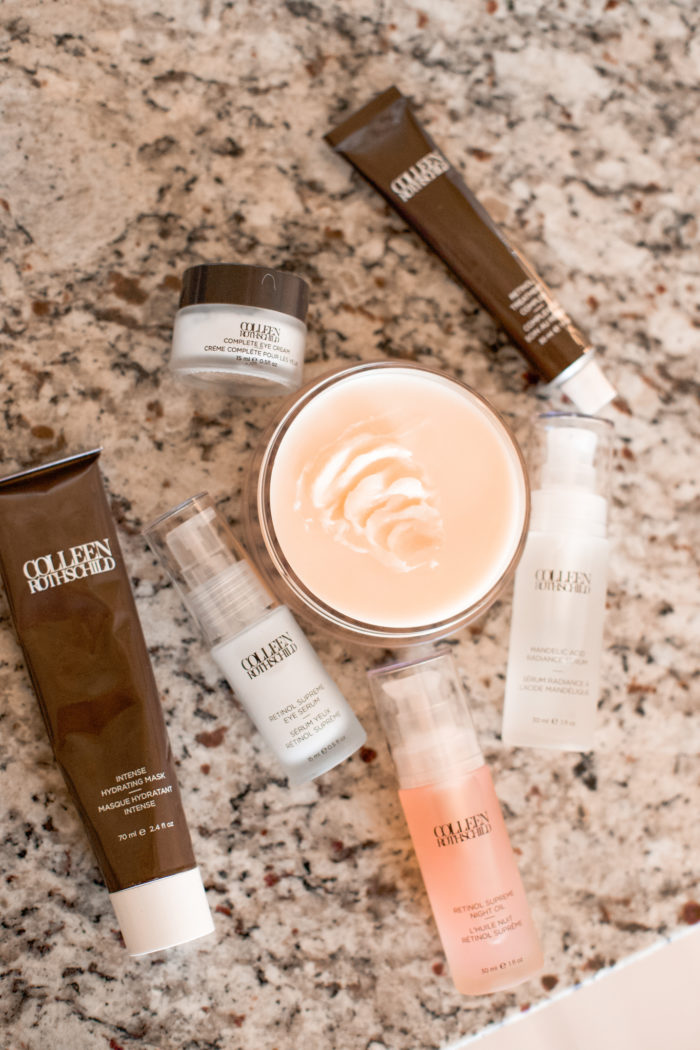 Colleen Rothschild by popular Utah beauty blog, A Slice of Style: image of various Colleen Rothschild anti-aging products.