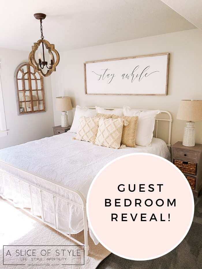 Our Affordable Farmhouse Guest Bedroom A Slice Of Style