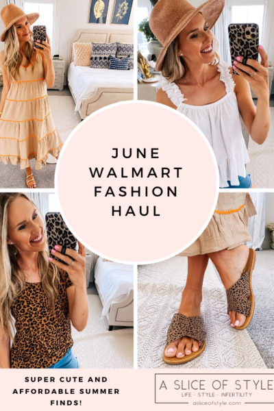 Walmart Fashion Haul for June featured by top Utah life and style blogger, A Slice of Style