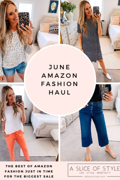Amazon Fashion Haul for June with the BIGGEST Amazon Fashion Sale featured by top US life and style blogger, A Slice of Style.