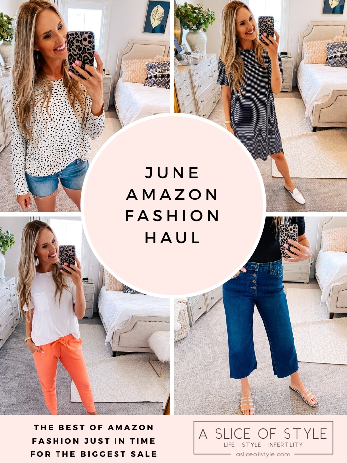 Amazon Fashion Haul for June with the BIGGEST Amazon Fashion Sale featured by top US life and style blogger, A Slice of Style.