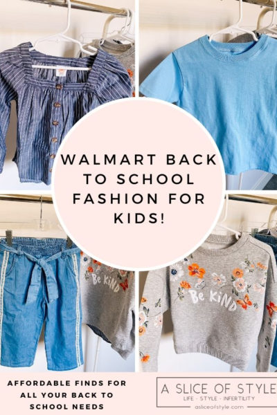 Back to School Fashion with Walmart featured by top Utah lifestyle blogger, A Slice of Style.