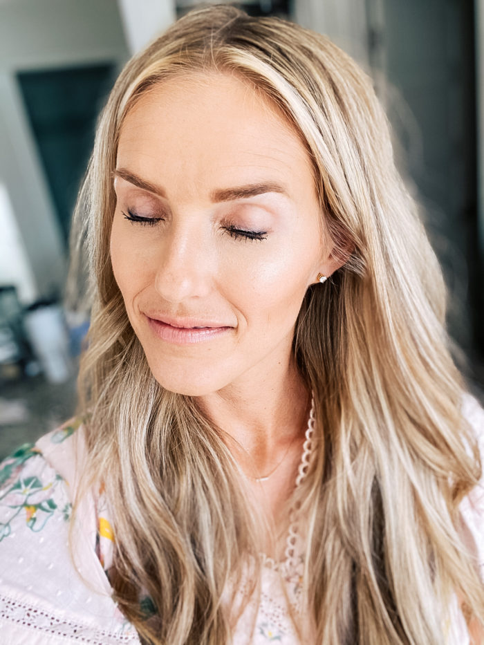 Nordstrom Beauty by popular Utah beauty blog, A Slice of Style: image of Jenica Parcell wearing some Nordstrom beauty products. 