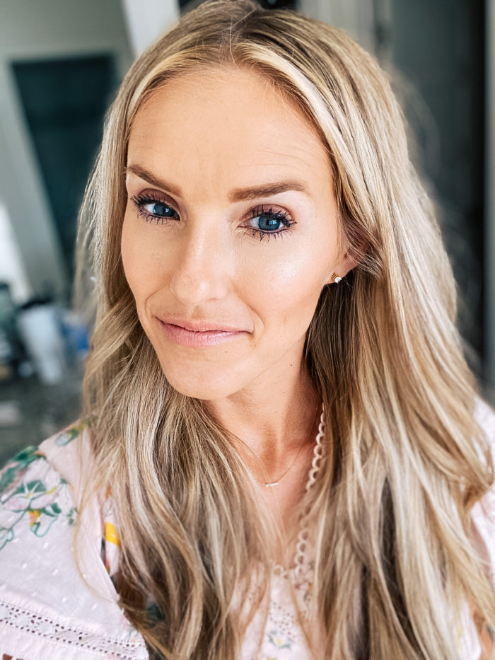 Nordstrom Beauty by popular Utah beauty blog, A Slice of Style: image of Jenica Parcell wearing some Nordstrom beauty products. 
