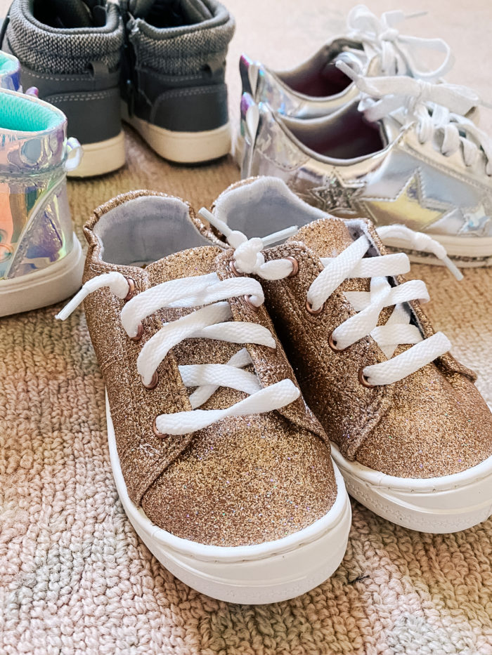 Back to School Fashion with Walmart featured by top Utah lifestyle blogger, A Slice of Style. | Walmart Back to School by popular Utah lifestyle blog, A Slice of Style: image of a pair of Walmart Wonder Nation Casual Bump Toe Sneaker.