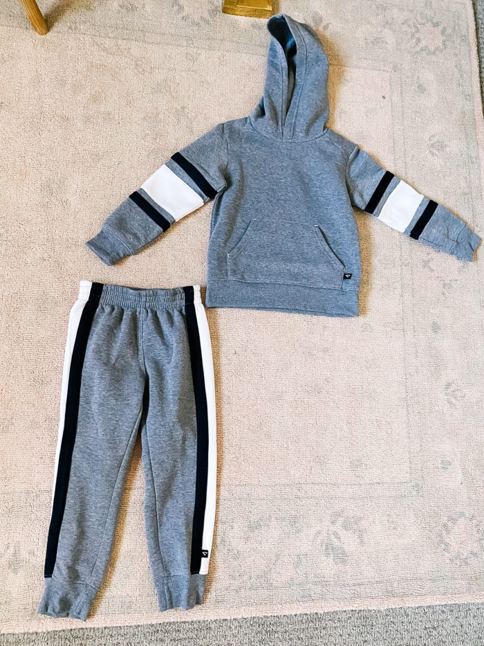 Back to School Fashion with Walmart featured by top Utah lifestyle blogger, A Slice of Style. | Walmart Back to School by popular Utah lifestyle blog, A Slice of Style: image of Walmart Cheetah Boys Fleece Hoodie and Jogger Pants Sweatsuit.