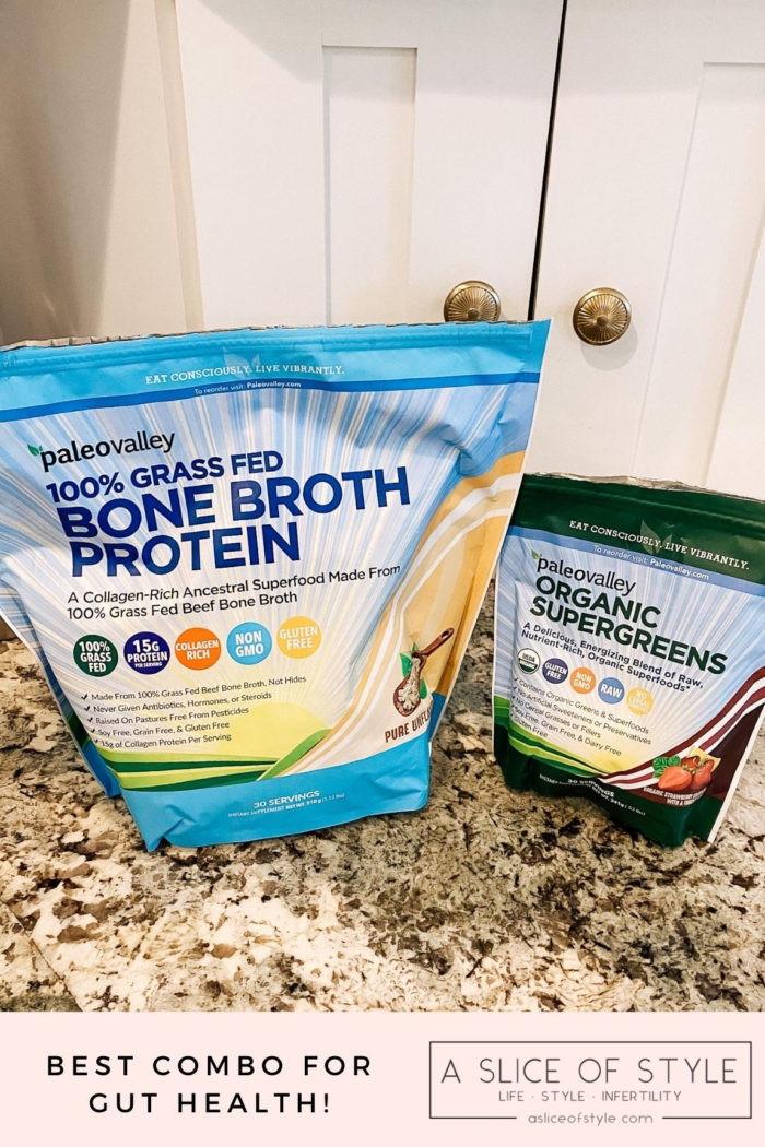 Epstein-Barr | Epstein-Barr Virus by popular Utah lifestyle blog, A Slice of Style: image of paleovalley BOne Broth Protein and paleovalley organic supergreens. 