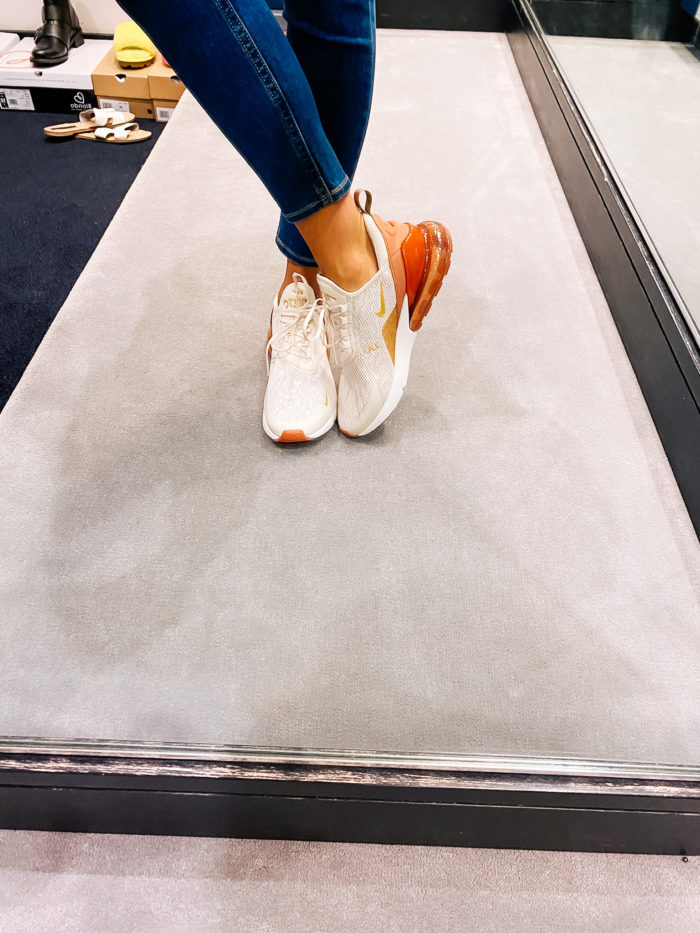 Nordstrom Anniversary Sale by popular Utah fashion blog, A Slice of Style: image of Jenica Parcell wearing a pair of Nordstrom Air Max 270 Premium Sneaker NIKE.