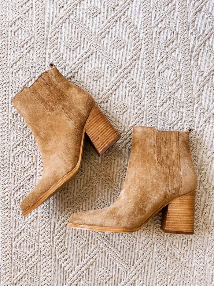 Nordstrom Anniversary Sale by popular Utah fashion blog, A Slice of Style: image of a pair of Oshay Pointed Toe Bootie MARC FISHER LTD.