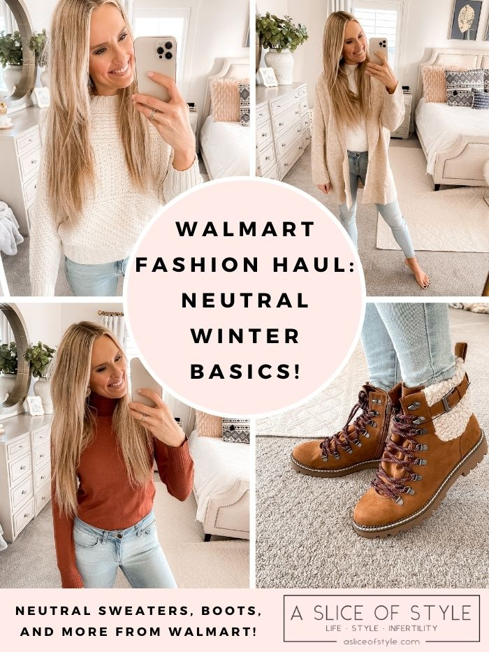 November Walmart Fashion Haul: Neutral Winter Basics! - A Slice of Style