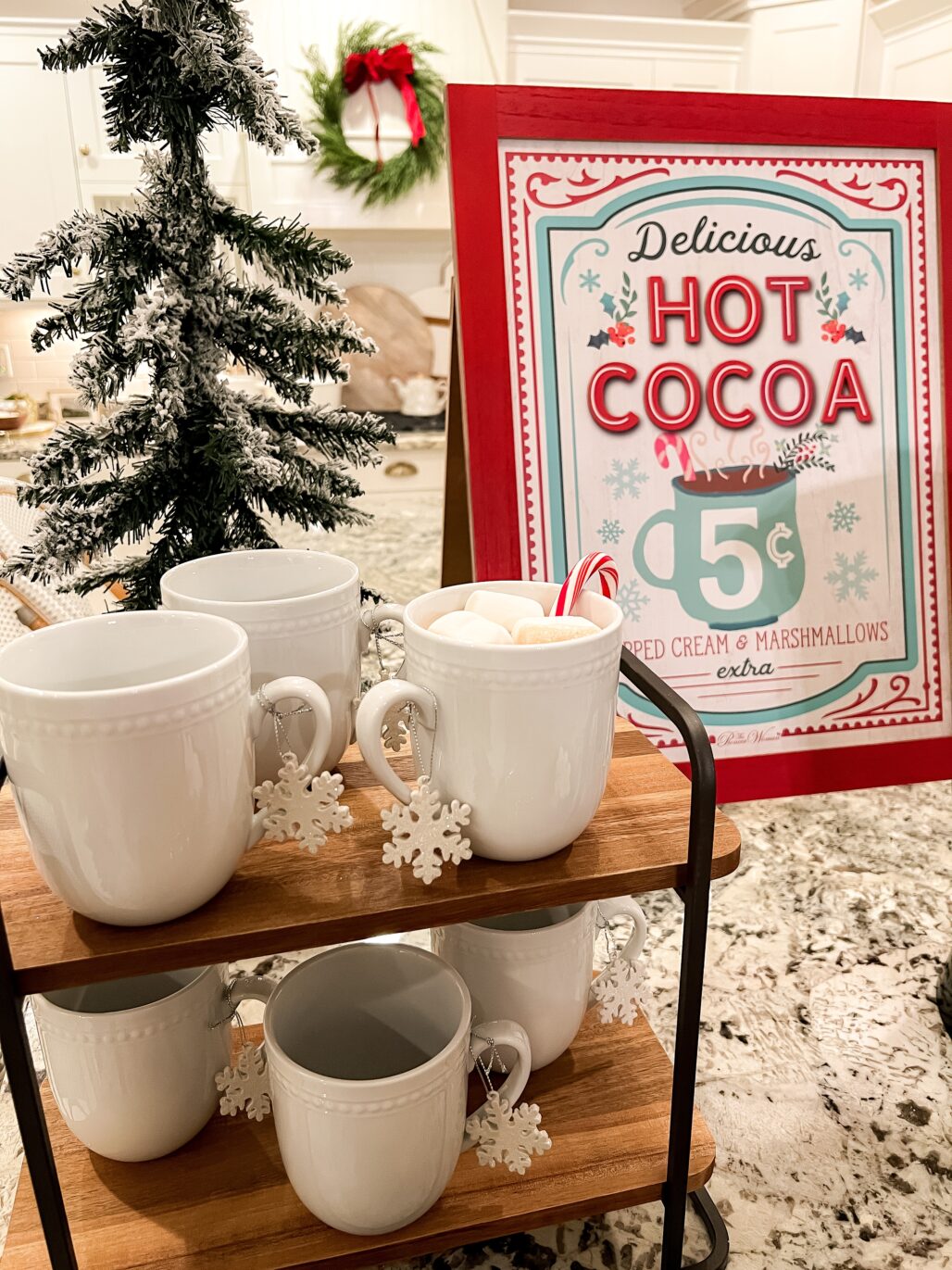 hot cocoa sign