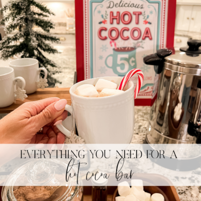 Everything You Need for a Hot Cocoa Bar!