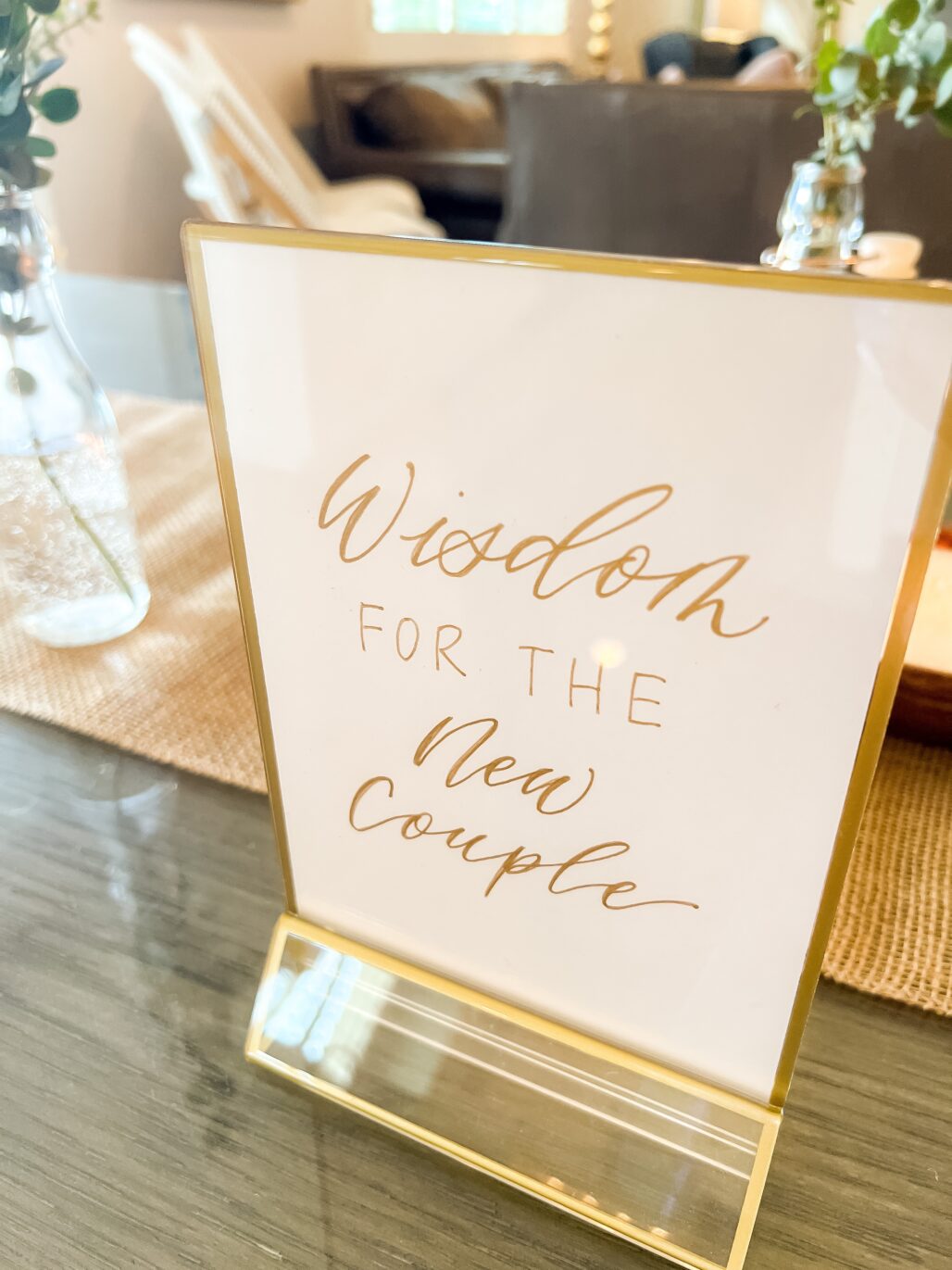 bridal shower signage