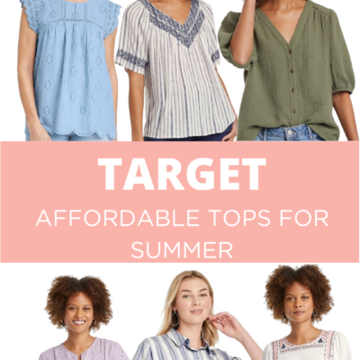 Affordable Target Tops for Summer!