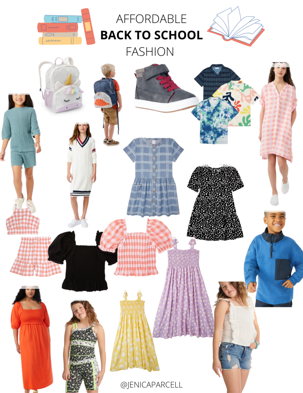 Back To School Outfits Clothing Bundle