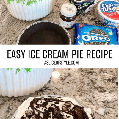 Easy Ice Cream Pie Recipe