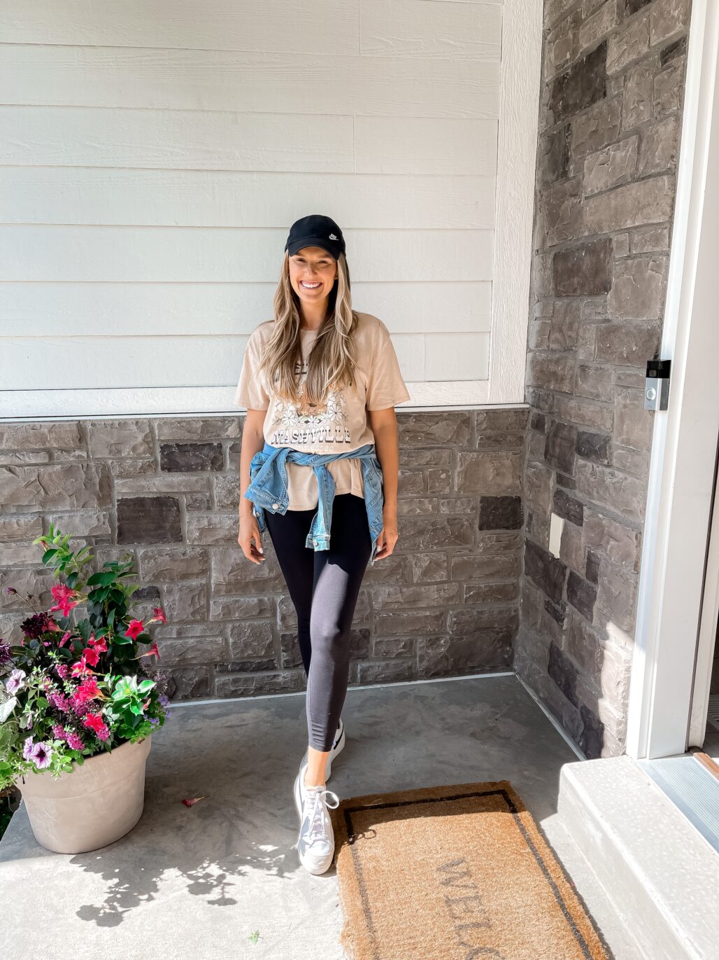 Easy Blazer and Leggings Outfit