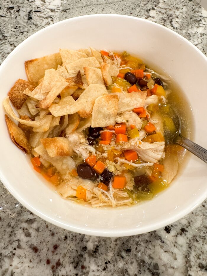 Crock Pot Chicken Tortilla Soup