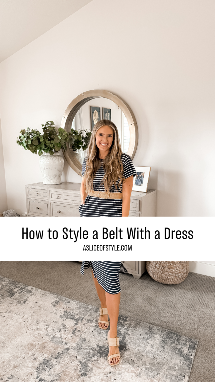 How to Style a Belt with a Dress