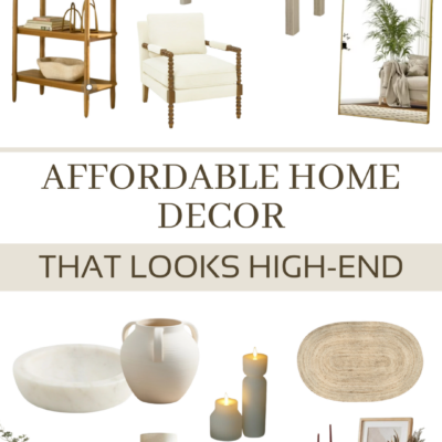 Affordable Home Decor that Looks High-End