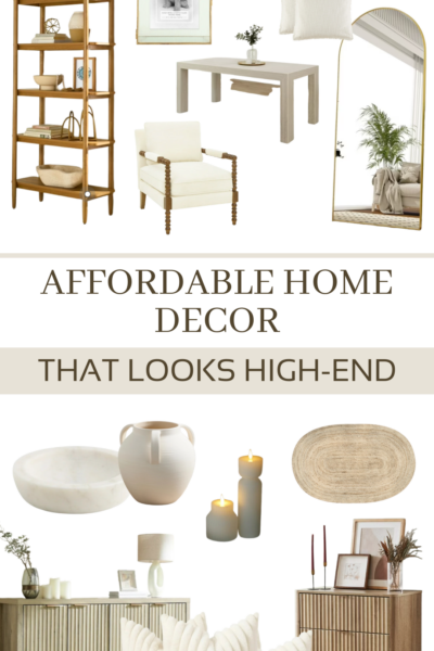 affordable home decor that looks high-end