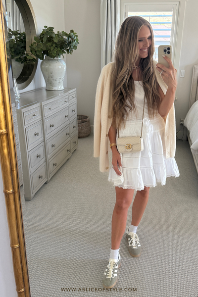 date night skirt outfit