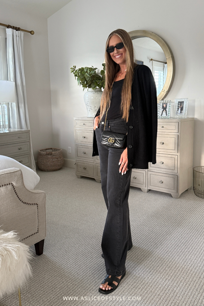 black date night outfit