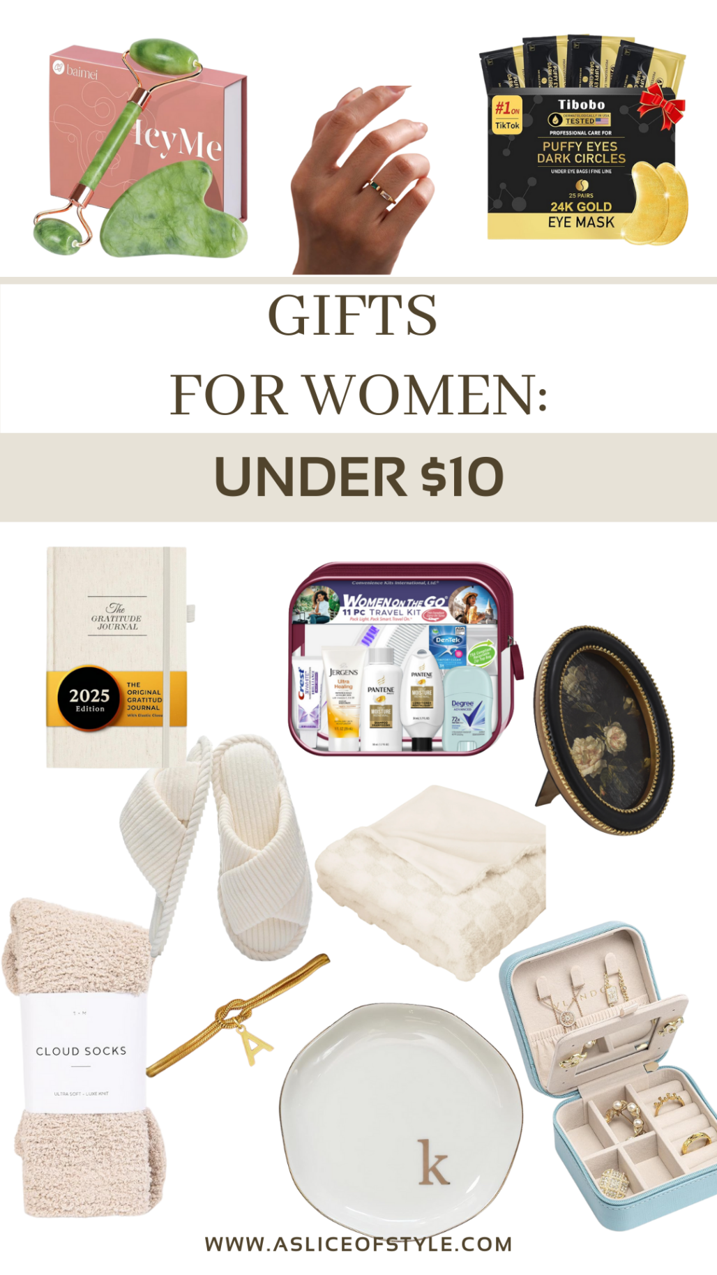 gifts for women under $10