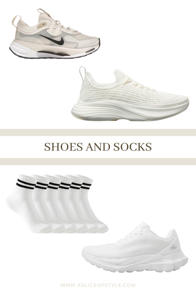 workout gear socks and shoes